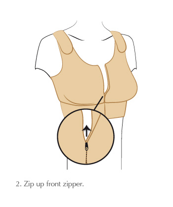Model 519 – Compression Bra & Belt – Dianne's Mastectomy