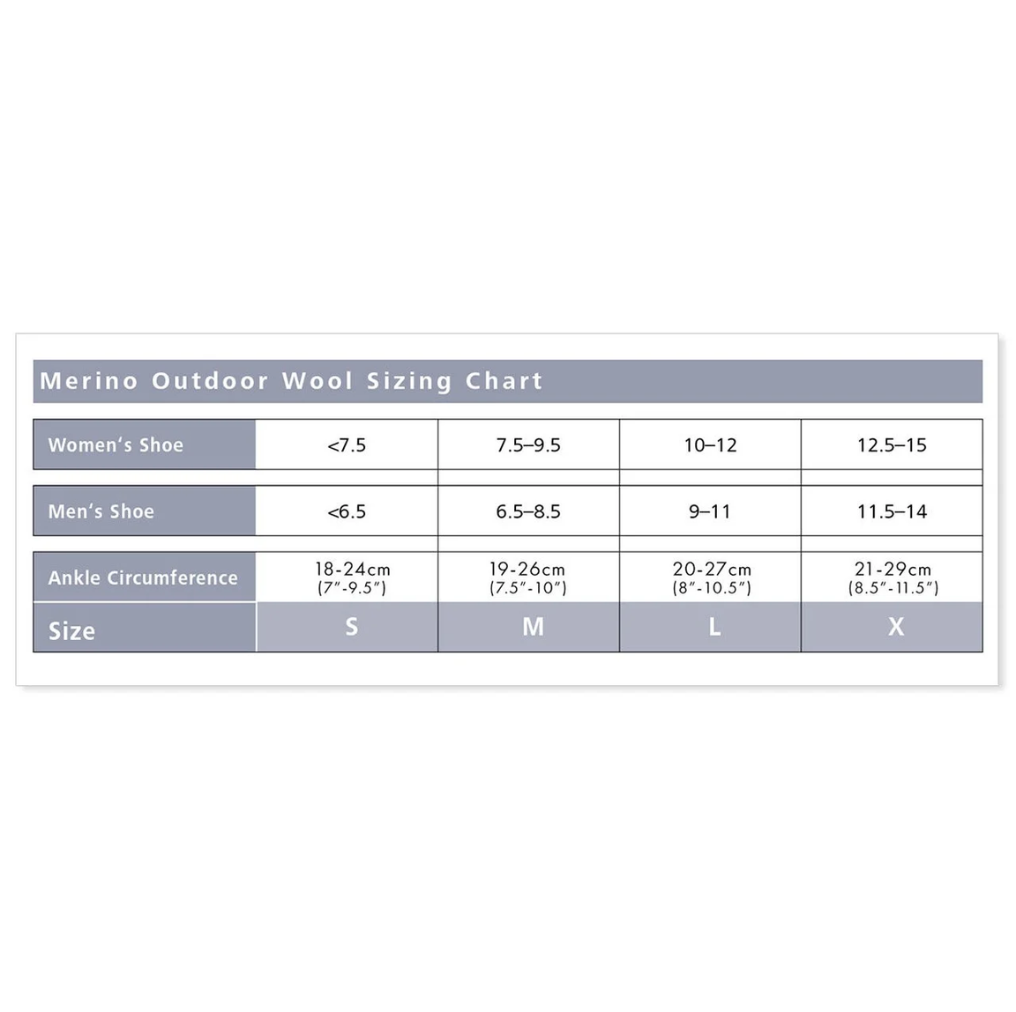 Merino Outdoor, Men and Women, 15-20mmHg