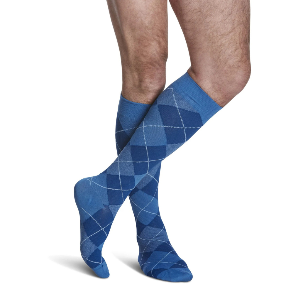 Microfiber Patterns, Men, 20-30mmHg