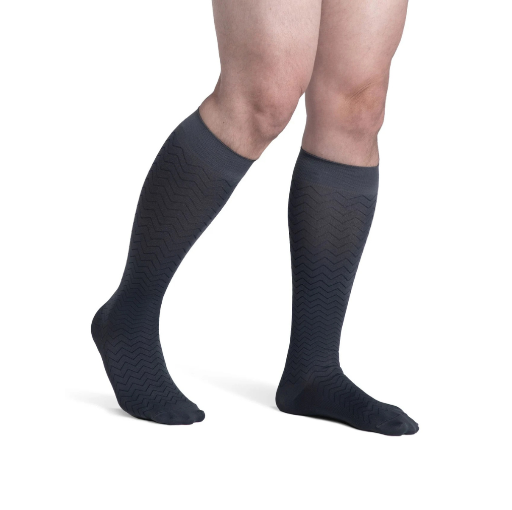 Microfiber Patterns, Men, 20-30mmHg