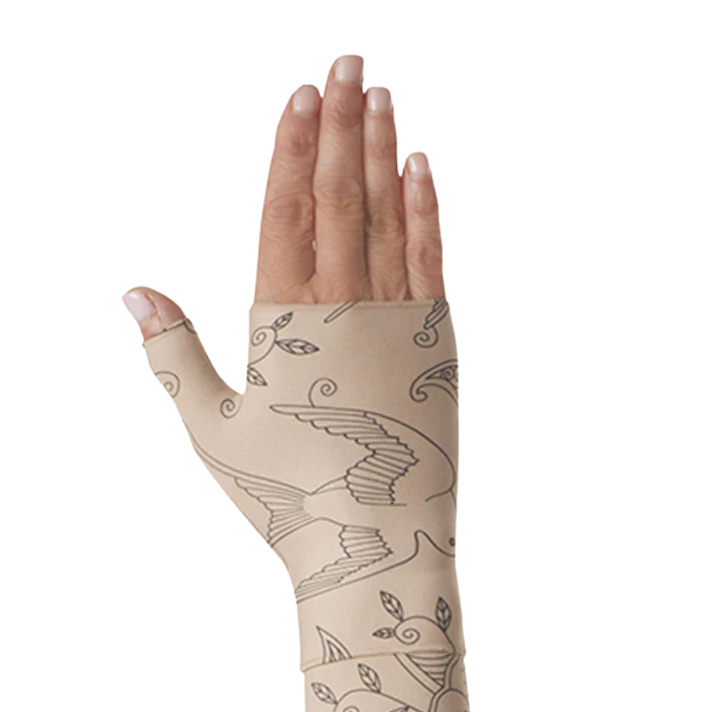 Soft Seamless Gauntlet, Prints, 15-20mmHg