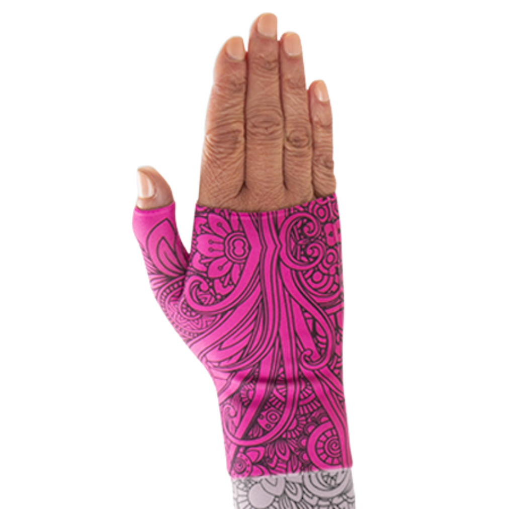 Soft Seamless Gauntlet, Prints, 15-20mmHg