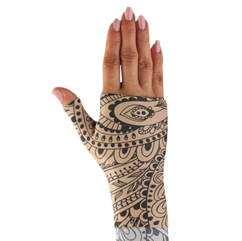 Soft Seamless Gauntlet, Prints, 15-20mmHg