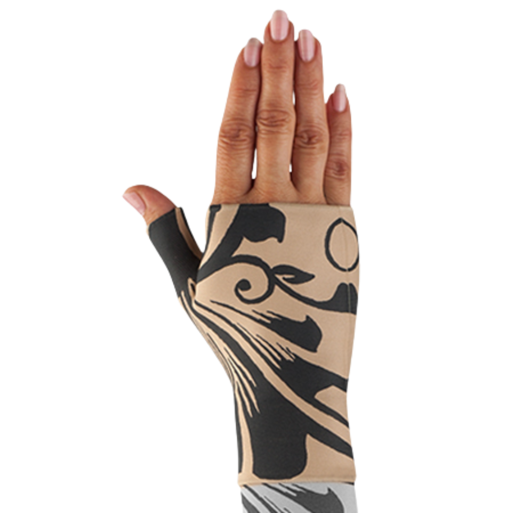 Soft Seamless Gauntlet, Prints, 15-20mmHg