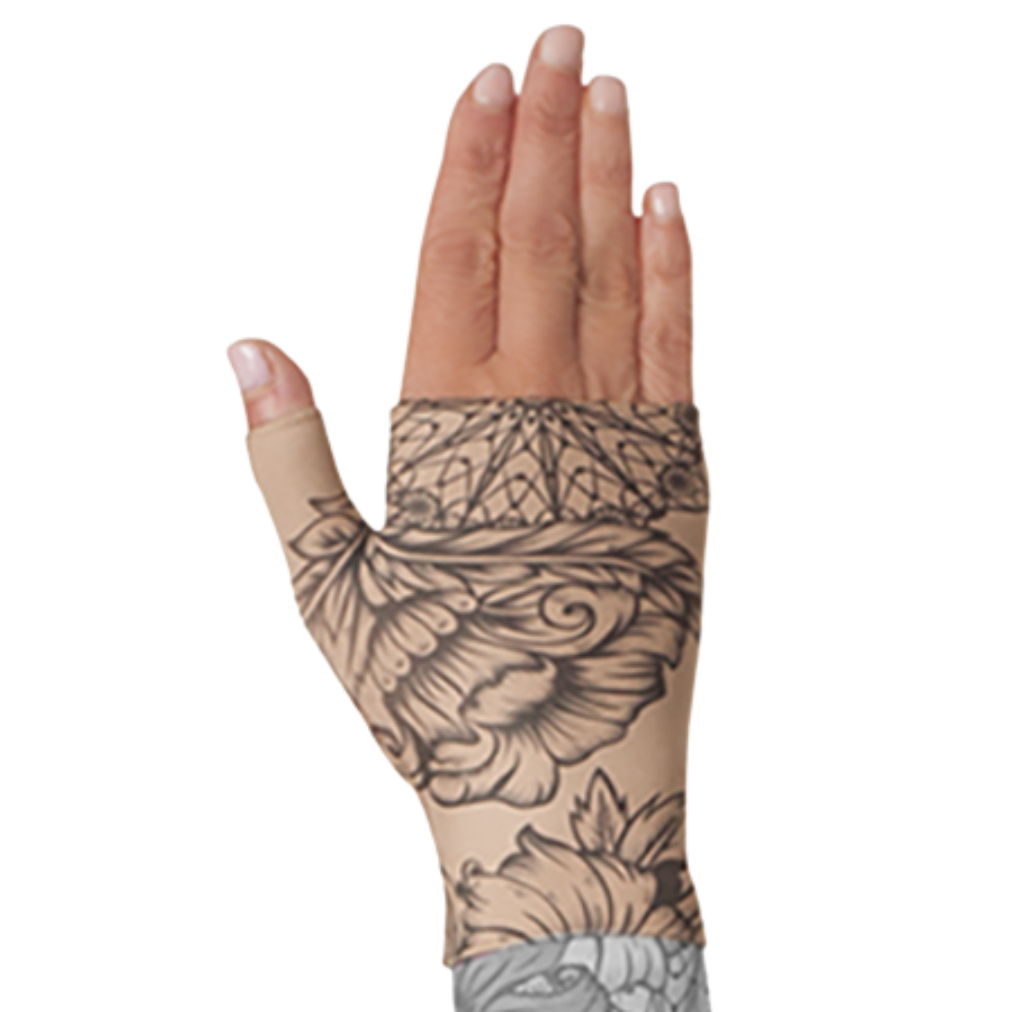 Soft Seamless Gauntlet, Prints, 15-20mmHg
