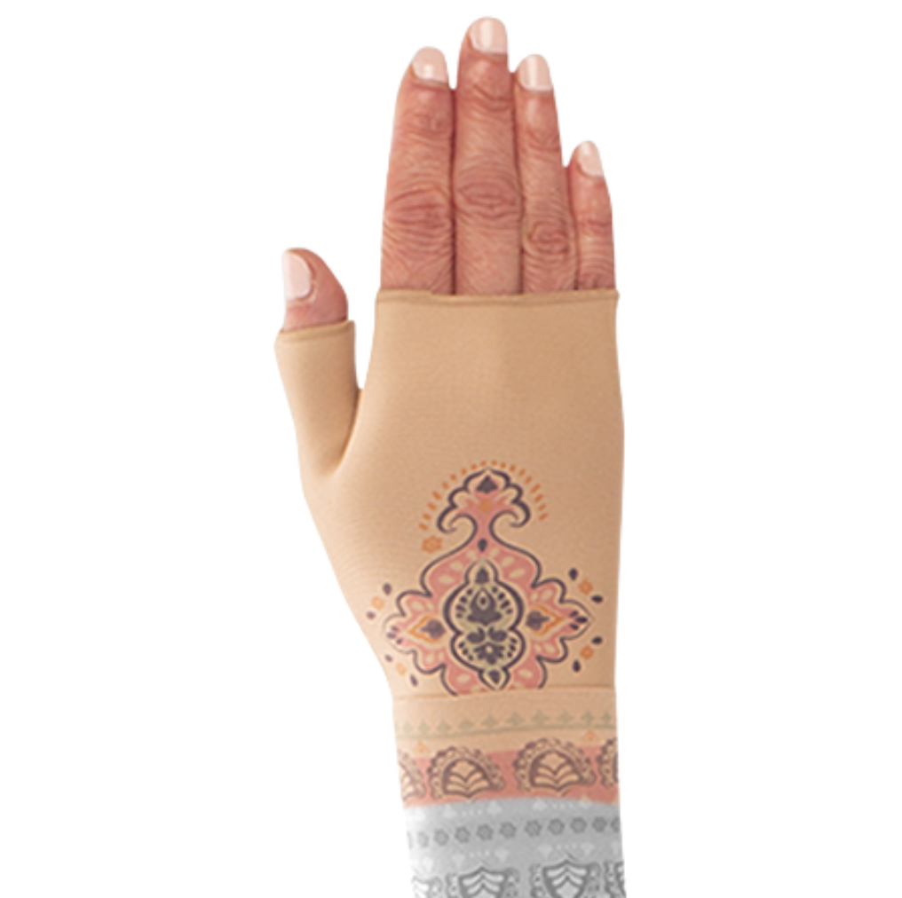 Soft Seamless Gauntlet, Prints, 15-20mmHg