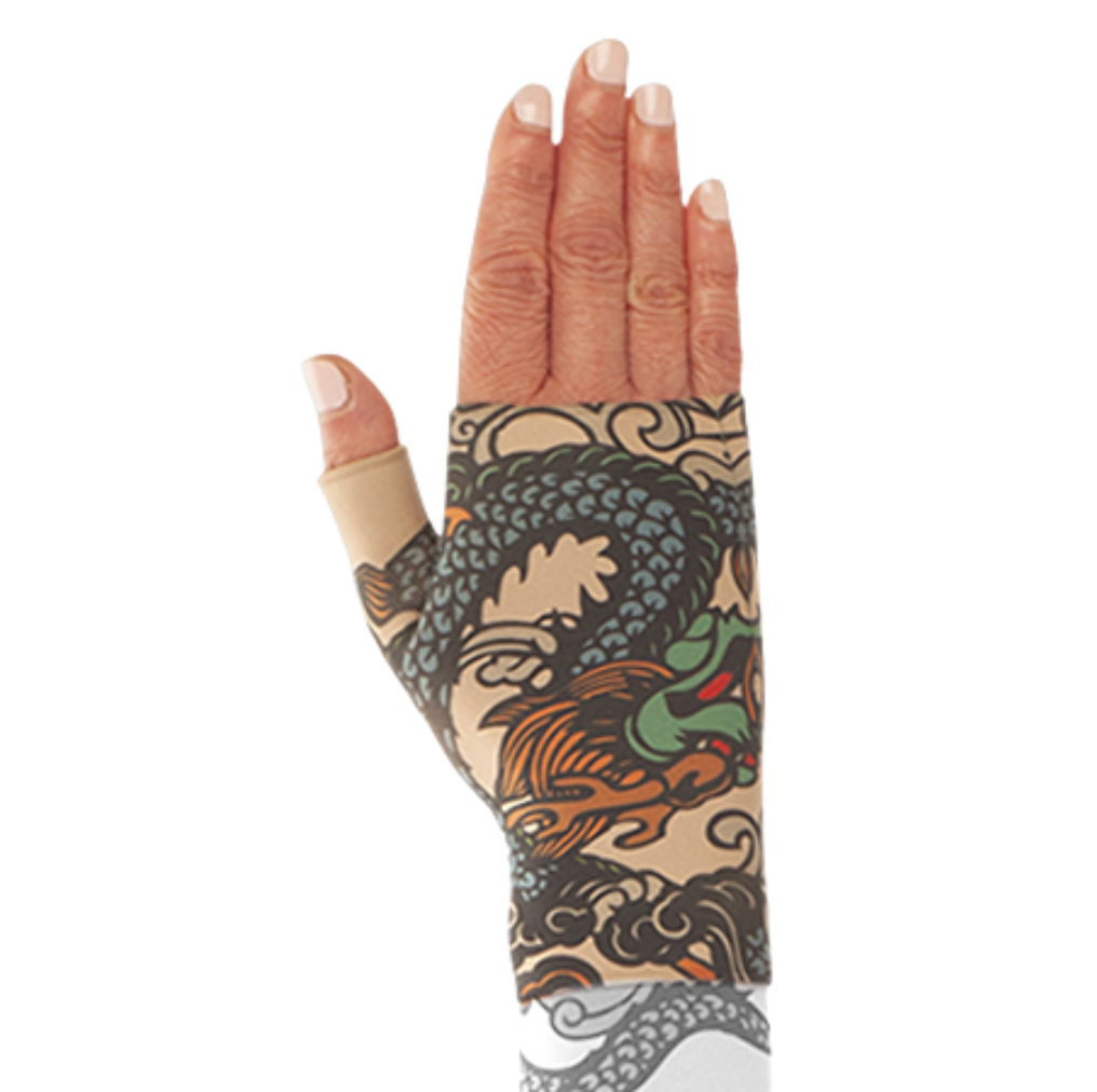 Soft Seamless Gauntlet, Prints, 15-20mmHg