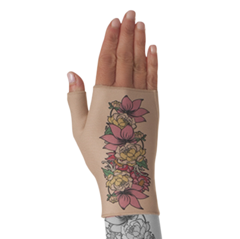 Soft Seamless Gauntlet, Prints, 15-20mmHg
