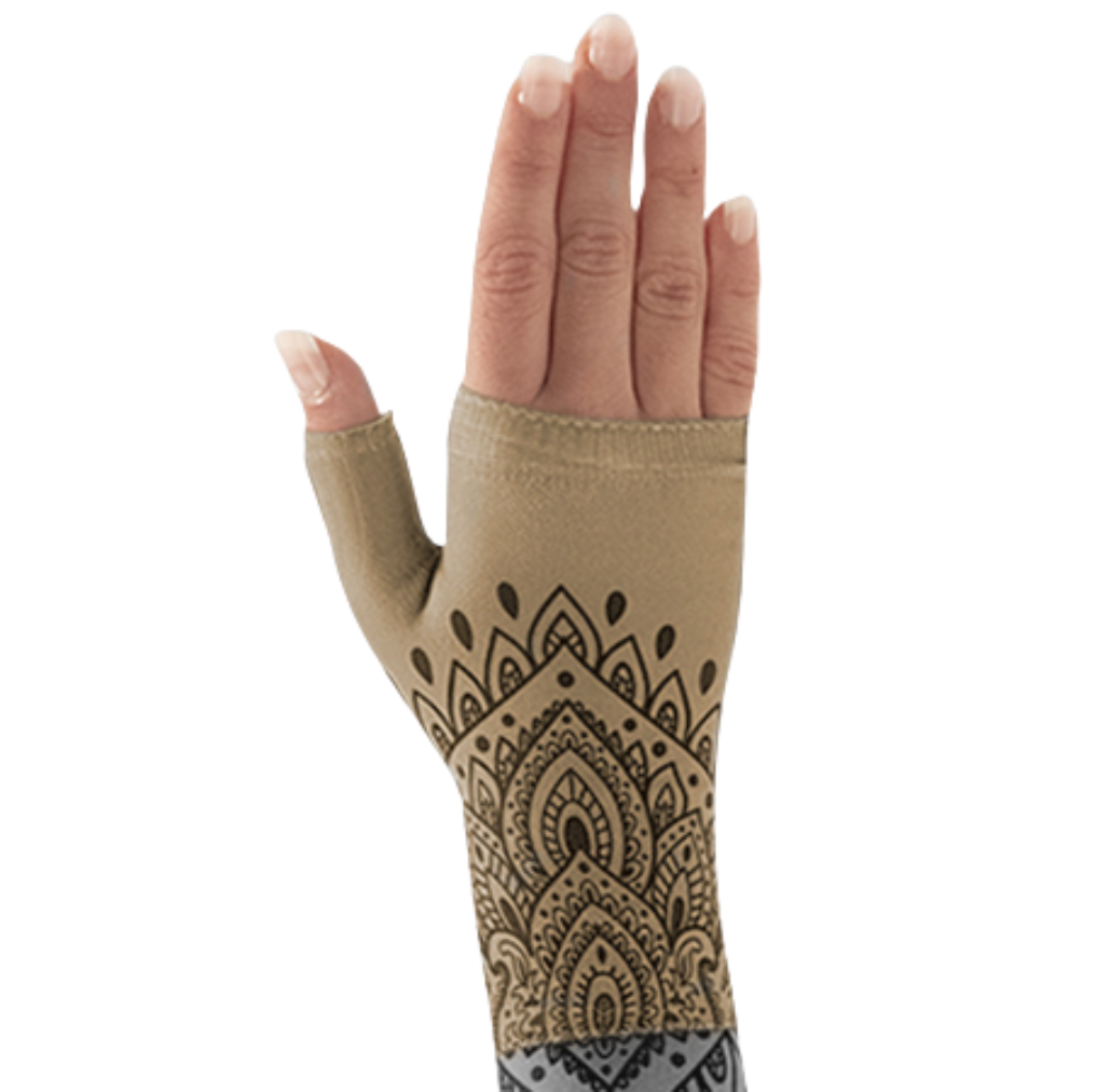 Soft Seamless Gauntlet, Prints, 15-20mmHg